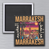 Marrakech Marokko souk Toerisme Reizen Souvenir Magneet