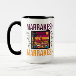 Marrakech Marokko souk Toerisme Reizen Souvenir Mok