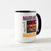 Marrakech Marokko souk Toerisme Reizen Souvenir Mok (Voorkant rechts)