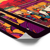 Marrakech Marokko souk Toerisme Reizen Souvenir Poster (Hoek)