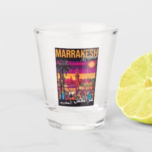 Marrakech Marokko souk Toerisme Reizen Souvenir Shot Glas