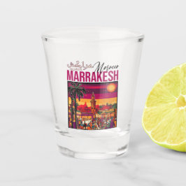 Marrakech Marokko souk Toerisme Reizen Souvenir Shot Glas