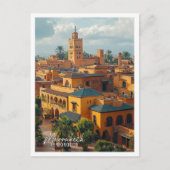 Marrakech Marokko stad top uitzicht mooie plek Briefkaart (Voorkant)