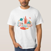 Marrakech-Marokko T-shirt (Voorkant)