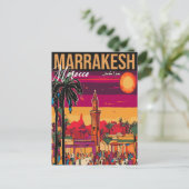 Marrakech Marokko Toerisme Reizen Souvenir Briefkaart (Staand voorkant)