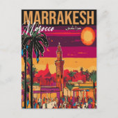 Marrakech Marokko Toerisme Reizen Souvenir Briefkaart (Voorkant)