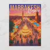 Marrakech Marokko Toerisme Reizen Souvenir Briefkaart (Voorkant)