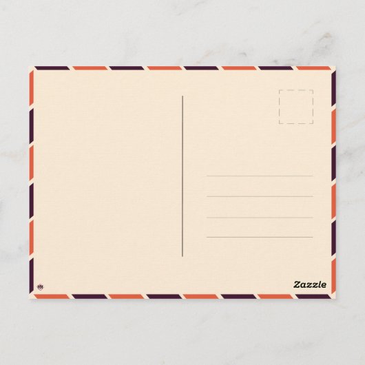 Marrakech Marokko Vintage Reizen Souvenirs Briefkaart (Achterkant)