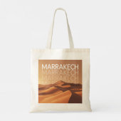 Marrakech Morocco Sahara Desert Travel Tote Bag (Achterkant)
