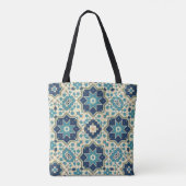 Marrakech Mozaïek – Marokkaanse Tegel Tote Bag (Achterkant)