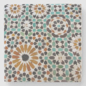 Marrakech mozaïek stenen onderzetter (Voorkant)