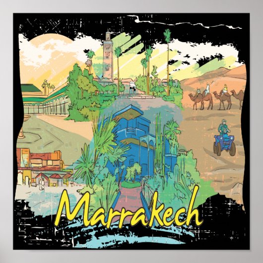 Marrakech Poster (Voorkant)