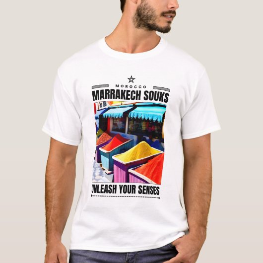 Marrakech Souks T-shirt (Voorkant)