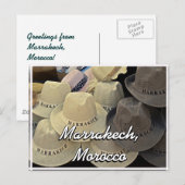Marrakech Souvenir Briefkaart (Voorkant / Achterkant)