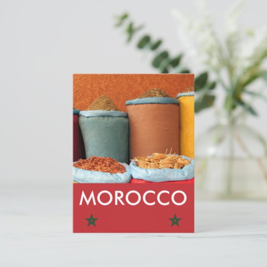 marrakech spice marokko briefkaart (Staand voorkant)