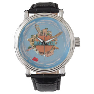 marrakech - stad kleine kleine planeet marokko arc horloge