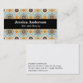 Marrakech-tegelpatroon Visitekaartje (Voorkant / Achterkant)