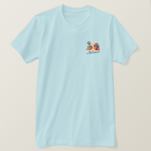 Marrakech vibe - pastelkleuren t-shirt (Design voorkant)