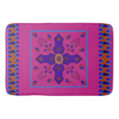Marrakesh Arabesque inspireerde grenseieren helder Badmat (Voorkant)