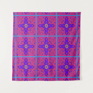 Marrakesh Arabesque inspireerde met koolstof-eiere Wandkleed