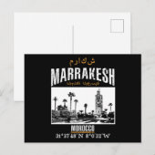 Marrakesh Briefkaart (Voorkant / Achterkant)