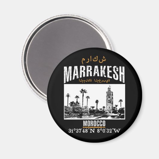 Marrakesh Magneet (Voorkant / Achterkant)