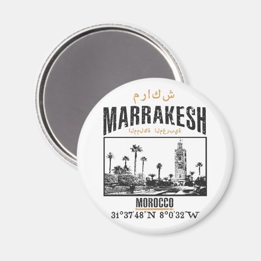 Marrakesh Magneet (Voorkant / Achterkant)