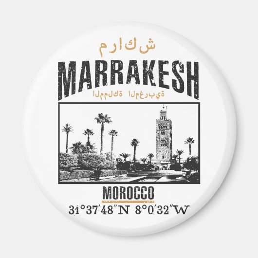 Marrakesh Magneet (Voorkant)