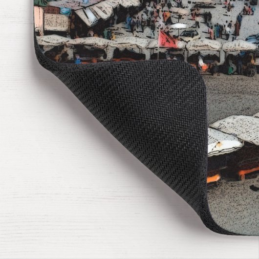 Marrakesh Market, mousepad Muismat (Hoek)