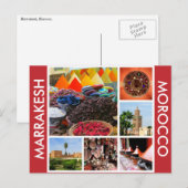 marrakesh marocco briefkaart (Voorkant / Achterkant)