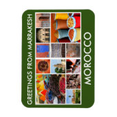 marrakesh marocco groetings magneet (Verticaal)