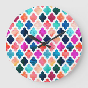 Marrakesh Marokkaanse roze #homedecor Grote Klok