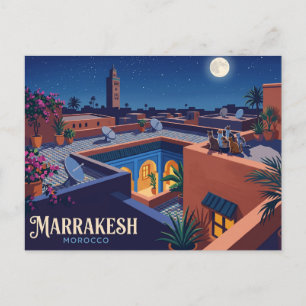 Marrakesh Marokko Briefkaart