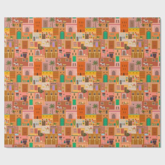 Marrakesh - Marokko Cadeaupapier (Vlak)