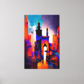 Marrakesh, Marokko(De Rode Stad), Canvas Print (Voorkant)
