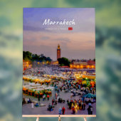Marrakesh, Marokko - Jemaa el Fnaa plein Acryl Bord (Neutraal)