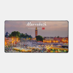 Marrakesh, Marokko - Jemaa el Fnaa plein Bureaumat