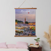 Marrakesh, Marokko - Jemaa el Fnaa plein Hangend Wandkleed (Slaapkamer)