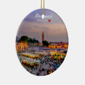 Marrakesh, Marokko - Jemaa el Fnaa plein Keramisch Ornament (Rechts)