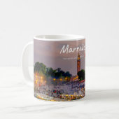 Marrakesh, Marokko - Jemaa el Fnaa plein Koffiemok (Voorkant links)