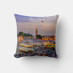 Marrakesh, Marokko - Jemaa el Fnaa plein Kussen