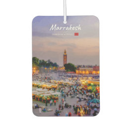 Marrakesh, Marokko - Jemaa el Fnaa plein Luchtverfrisser