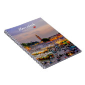 Marrakesh, Marokko - Jemaa el Fnaa plein Notitieboek (Rechterzijde)