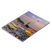 Marrakesh, Marokko - Jemaa el Fnaa plein Notitieboek (Linkerzijde)