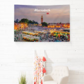 Marrakesh, Marokko - Jemaa el Fnaa plein Spandoek (Insitu)