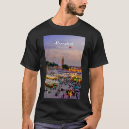 Marrakesh, Marokko - Jemaa el Fnaa plein T-shirt