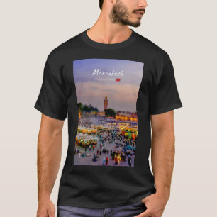 Marrakesh, Marokko - Jemaa el Fnaa plein T-shirt
