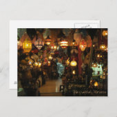 Marrakesh Marokko Lamp Shop Briefkaart (Voorkant / Achterkant)