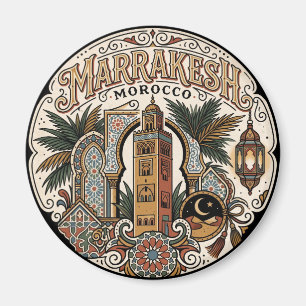 Marrakesh Marokko Magneet