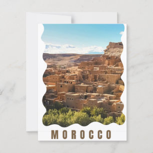 Marrakesh, Marokko Reis Verrassingscadeaukaartje - Briefkaart